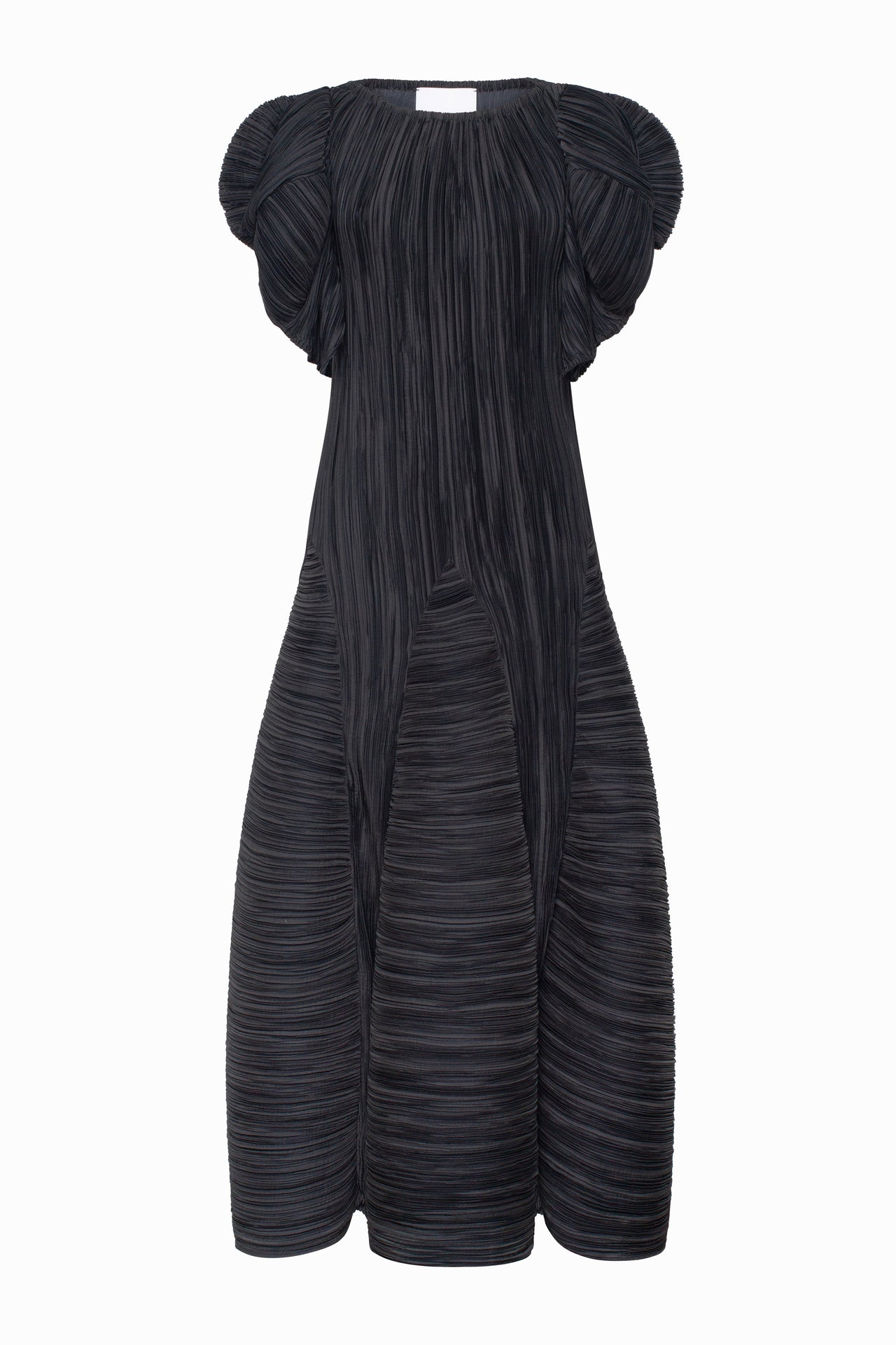 Midi pleated X-line DRESS